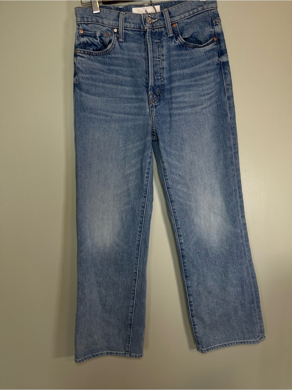 MOTHER Denim The Rambler Ankle Jeans Bucket List Wash Size 25